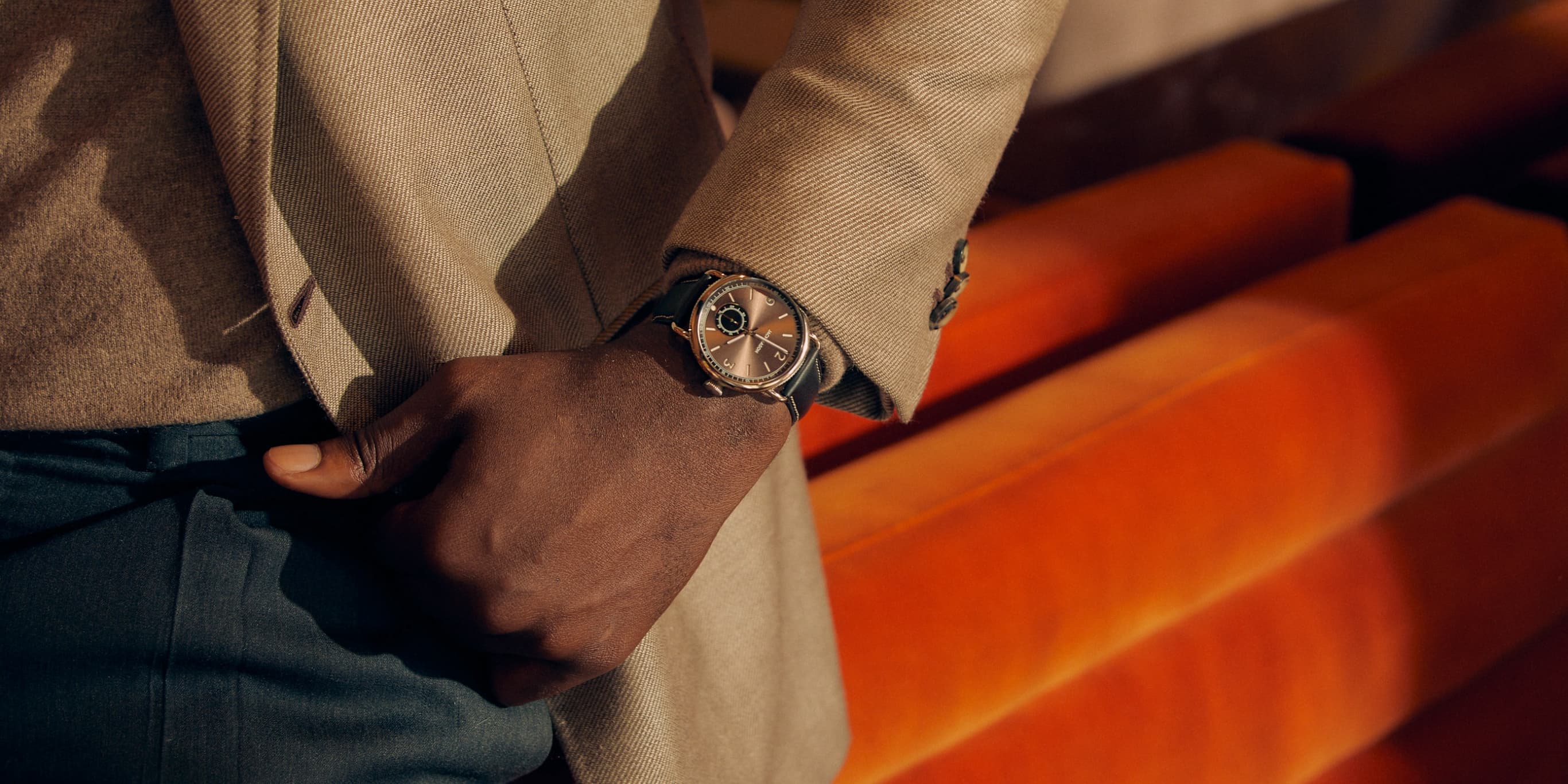 Avigator Small Second Watch by Jack Mason