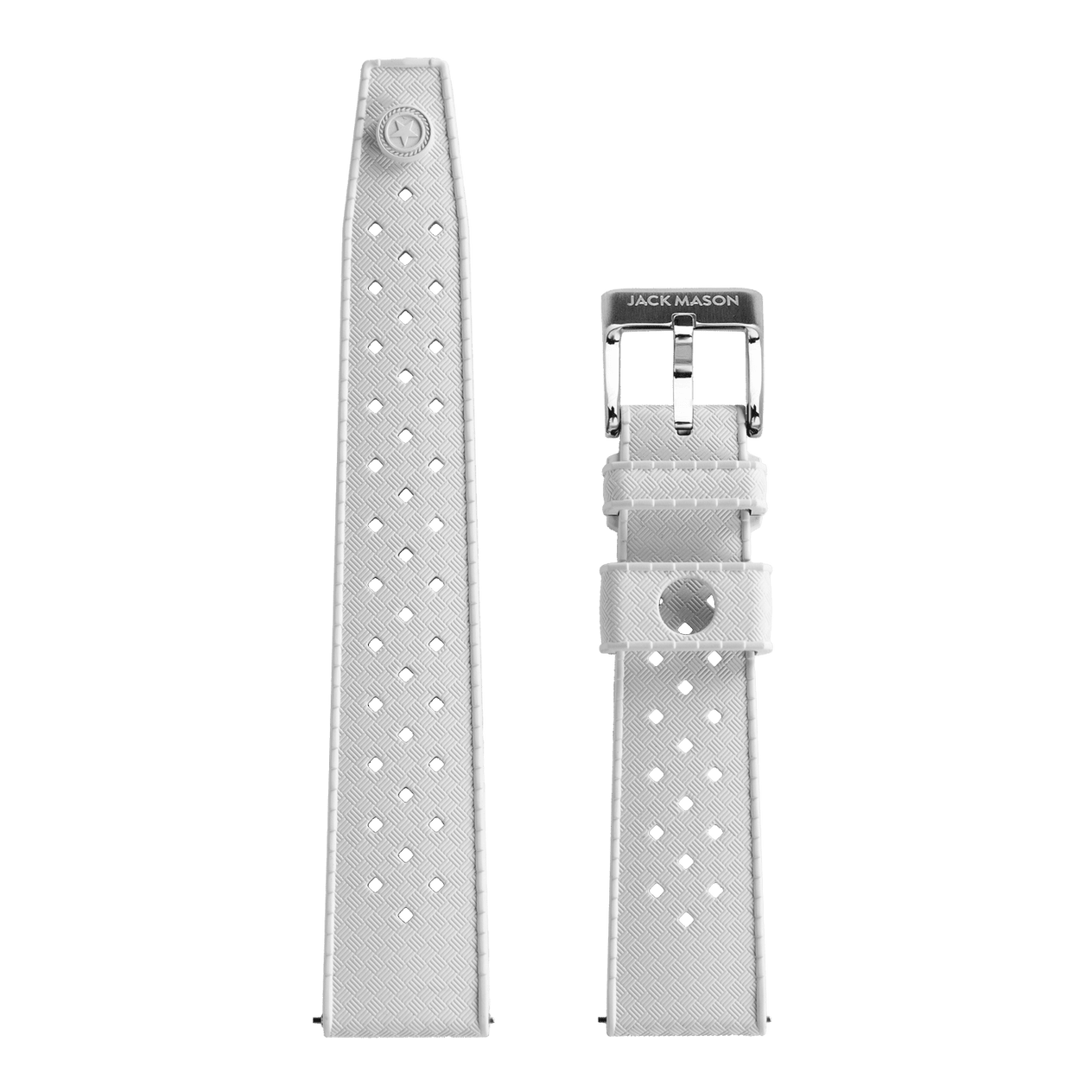20mm White Tropic strap