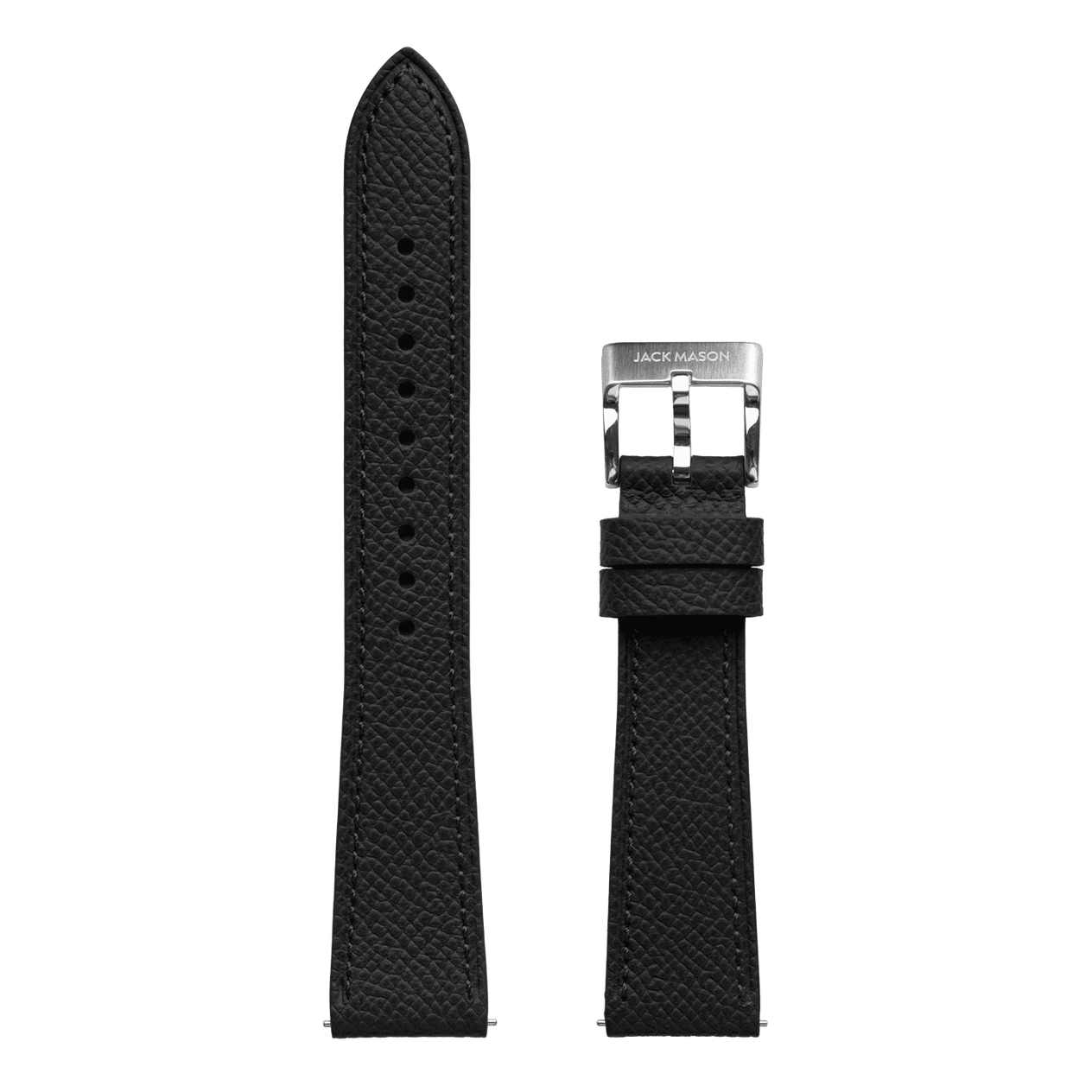 20mm Epsom Black Strap