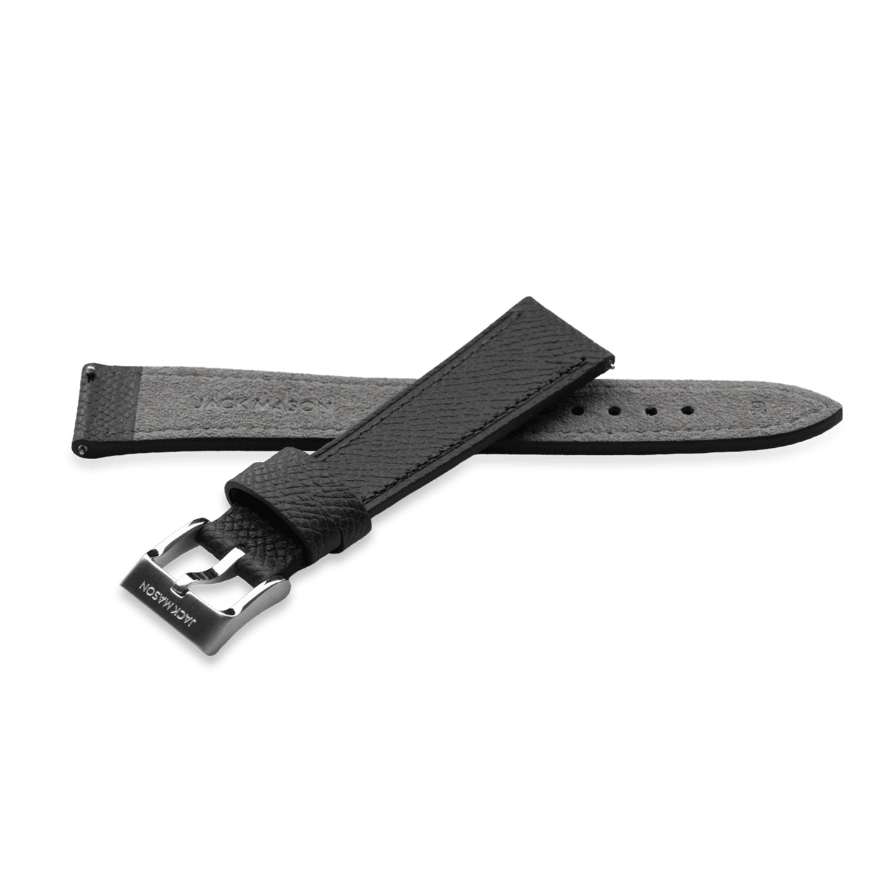 20mm Epsom Black Strap